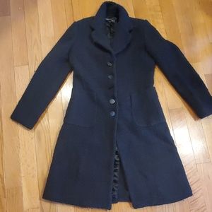 Banana Republic Black Peacoat SzM